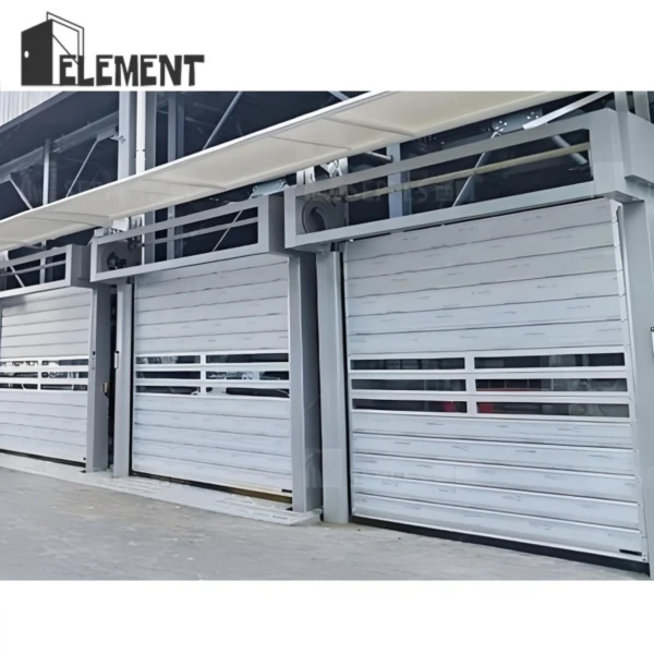 Usa de garaj rulanta din aluminiu